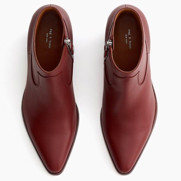 Rag & Bone “Razor” boot [size 36, red leather, euc] - Picture 12 of 14